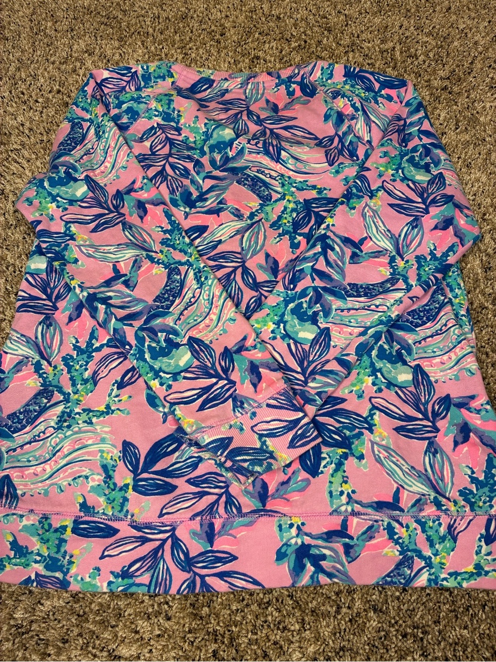 Lily Pulitzer Luxletic Beach Comber Pullover Sweatshirt - Picture 8 of 12